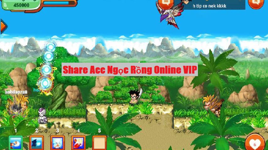 Share Acc Ngọc Rồng Online